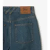 Pantalones de mezclilla de talle alto y corte acampanado