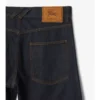 Pantalones de mezclilla rectos con vuelta