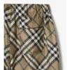 Pantalones de pijama de seda con estampado de cuadros Pantalones de pijama de seda con estampado de cuadros