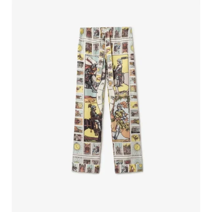 Pantalones de pijama de seda Tarot Pantalones de pijama de seda Tarot