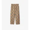 Pantalones de sarga a cuadros