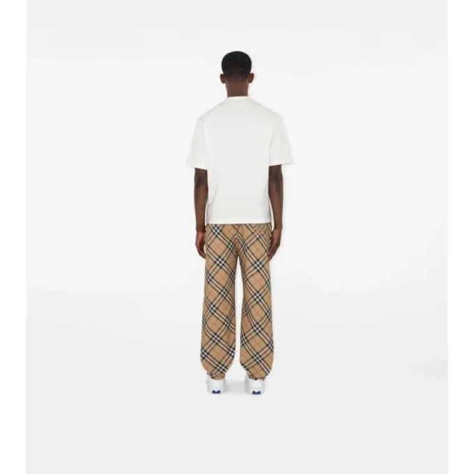 Pantalones de sarga a cuadros