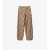 Pantalones de sarga a cuadros