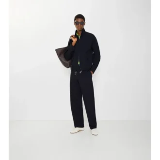 Pantalones de sastrería de algodón y lino