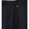 Pantalones de sastrería de lana con estampado de cuadros Pantalones de sastrería de lana con estampado de cuadros
