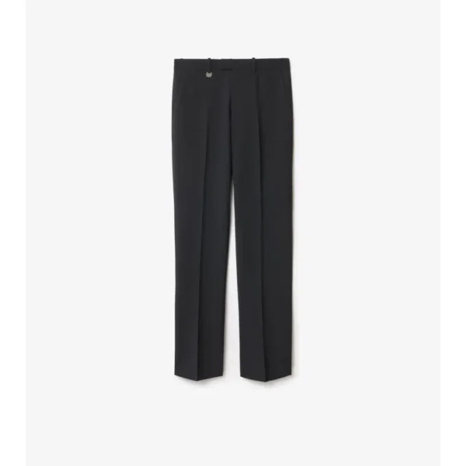 Pantalones de sastrería de mezcla de lana Pantalones de sastrería de mezcla de lana