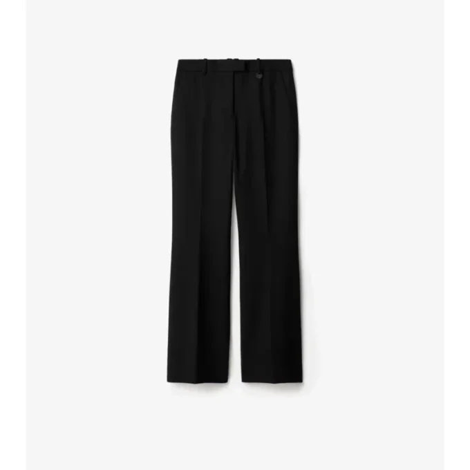 Pantalones de sastrería de mezcla de lana Pantalones de sastrería de mezcla de lana