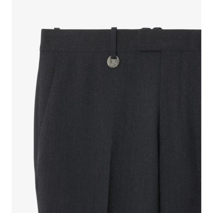Pantalones de sastrería de mezcla de lana Pantalones de sastrería de mezcla de lana