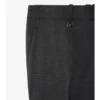 Pantalones entallados de lana y cachemira con estampado de cuadros Pantalones entallados de lana y cachemira con estampado de cuadros