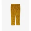 Pantalones entallados de terciopelo barroco