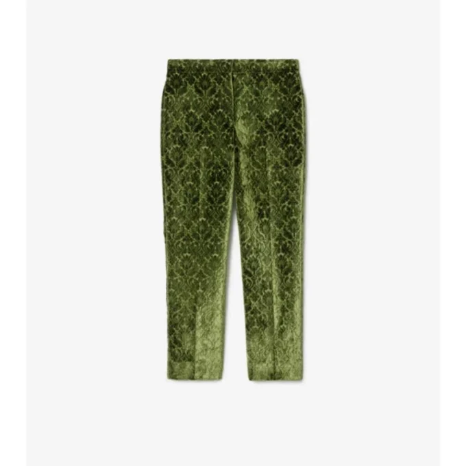 Pantalones entallados de terciopelo barroco Pantalones entallados de terciopelo barroco