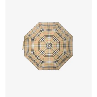 Paraguas de paseo con estampado de cuadros