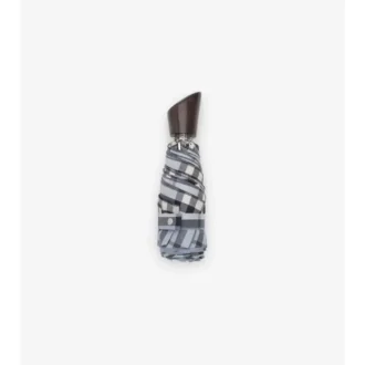 Paraguas plegable con estampado de cuadros
