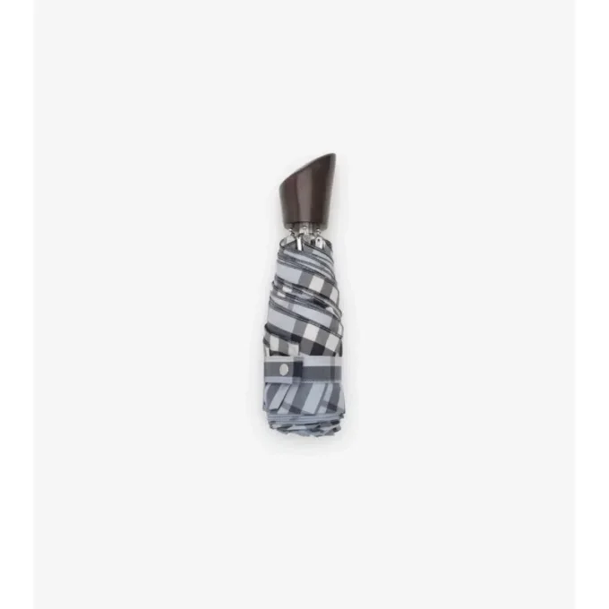 Paraguas plegable con estampado de cuadros Paraguas plegable con estampado de cuadros
