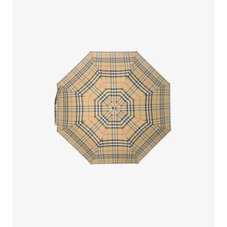 Paraguas plegable con estampado de cuadros
