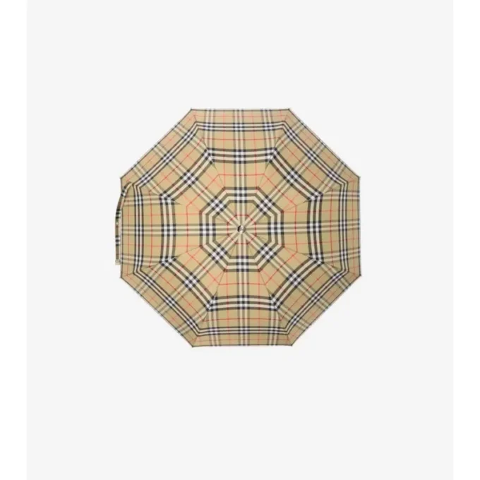 Paraguas plegable con estampado de cuadros Paraguas plegable con estampado de cuadros