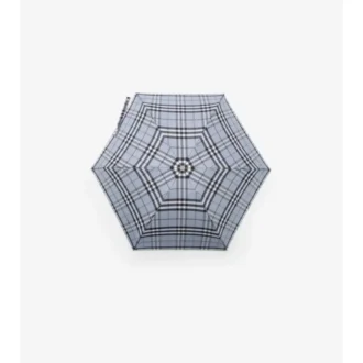 Paraguas plegable con estampado de cuadros