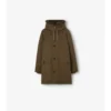 Parka de Gabardine con ribete de piel de oveja Parka de Gabardine con ribete de piel de oveja