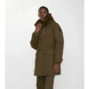 Parka de Gabardine con ribete de piel de oveja Parka de Gabardine con ribete de piel de oveja