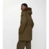 Parka de Gabardine con ribete de piel de oveja Parka de Gabardine con ribete de piel de oveja