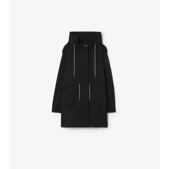 Parka de nailon elástico Parka de nailon elástico
