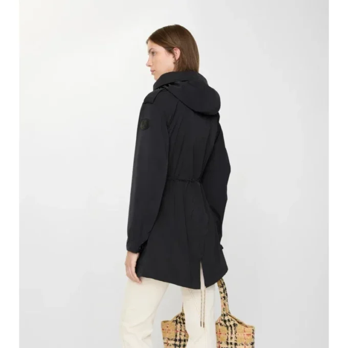 Parka de nailon elástico Parka de nailon elástico