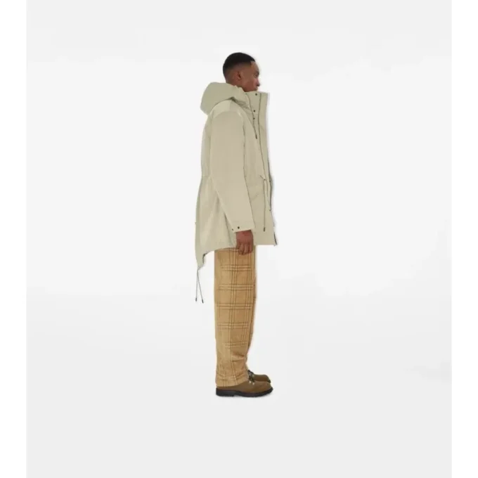 Parka desmontable de mezcla de nailon Parka desmontable de mezcla de nailon