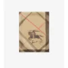 Pañuelo ancho de seda con estampado de cuadros en acuarela Pañuelo ancho de seda con estampado de cuadros en acuarela