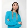 Pañuelo de gasa de seda con estampado de cuadros Pañuelo de gasa de seda con estampado de cuadros