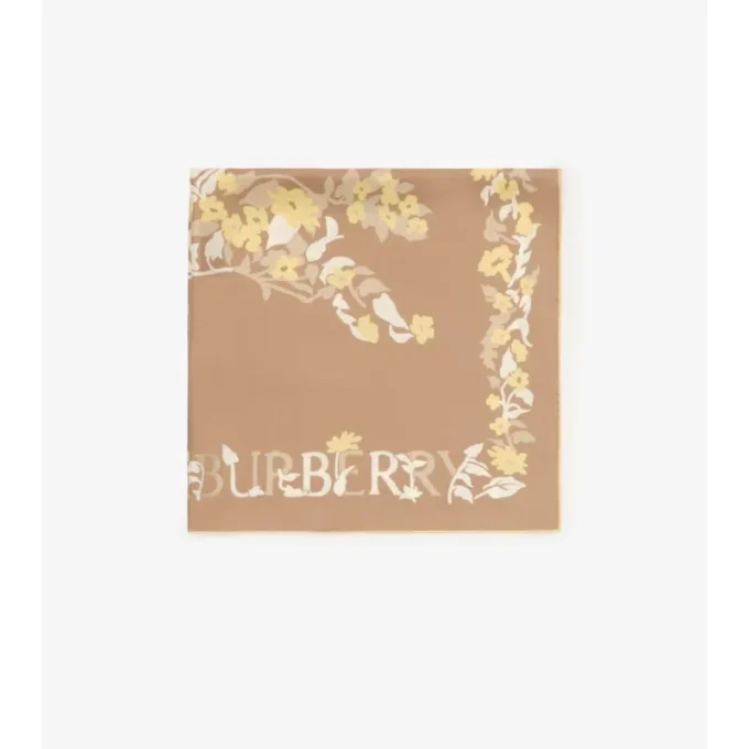 Pañuelo de seda floral EKD