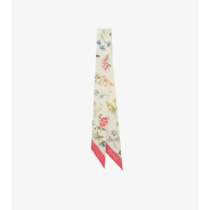 Pañuelo de seda Skinny Blooms of Britain Pañuelo de seda Skinny Blooms of Britain