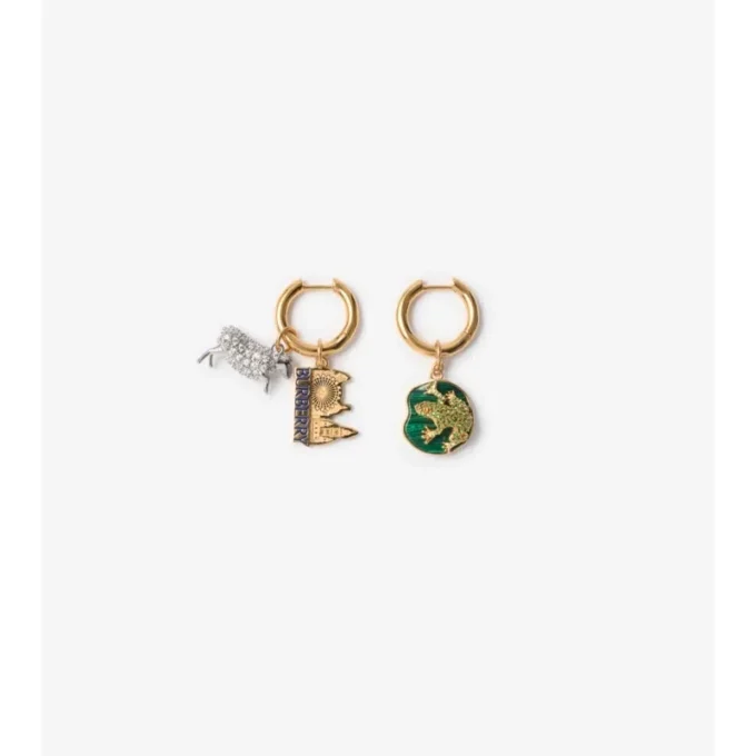 Pendientes de aro con dijes Pendientes de aro con dijes