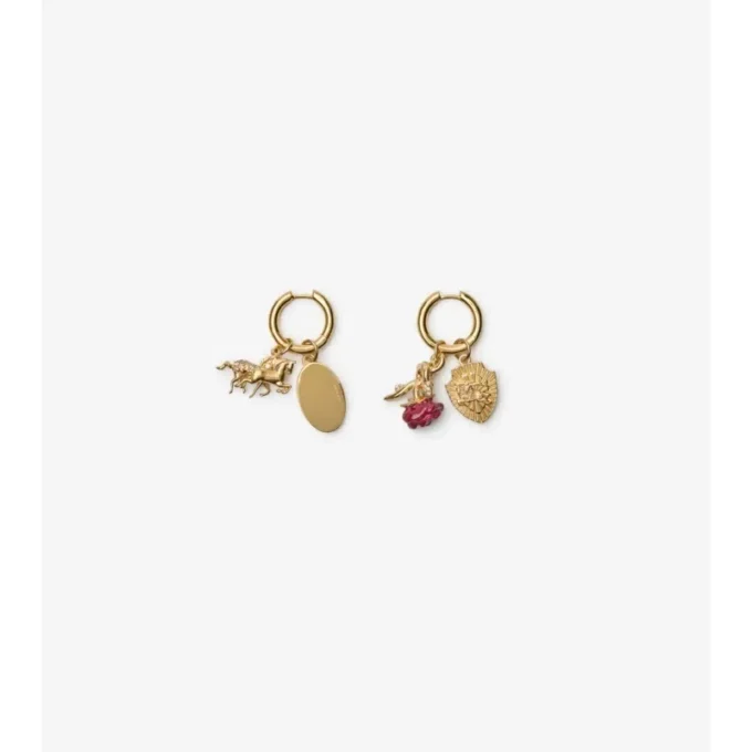 Pendientes de aro con dijes Pendientes de aro con dijes
