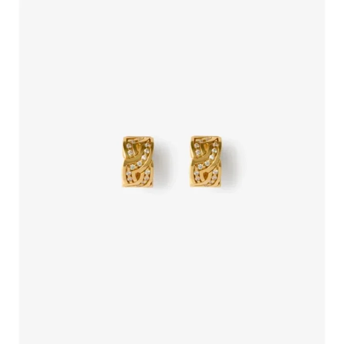 Pendientes de aro con escudo infinito Pendientes de aro con escudo infinito