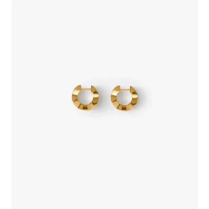 Pendientes de aro con escudo infinito Pendientes de aro con escudo infinito