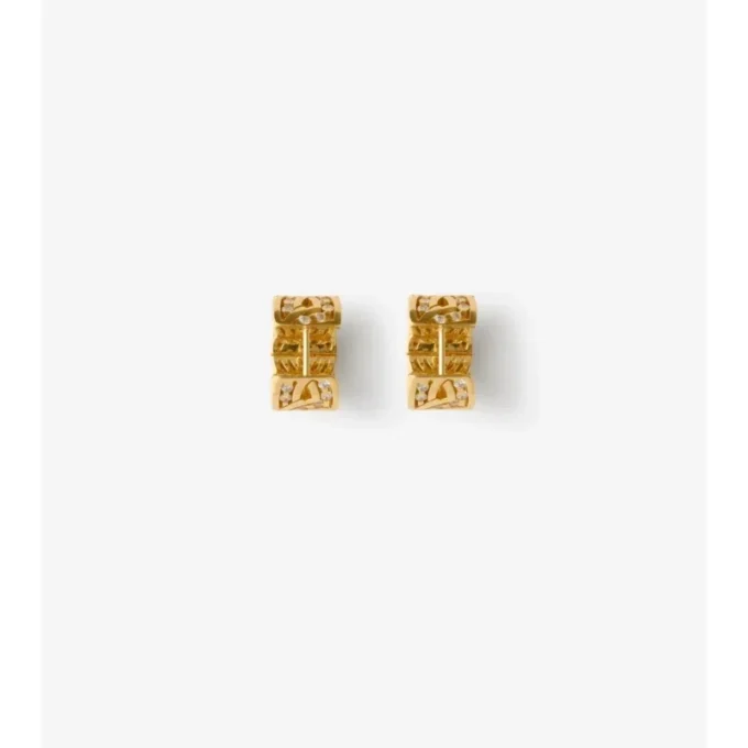 Pendientes de aro con escudo infinito Pendientes de aro con escudo infinito