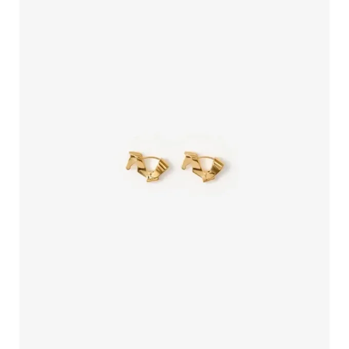 Pendientes de aro con forma de caballo Pendientes de aro con forma de caballo