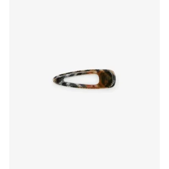 Pinza para el pelo con estampado de cuadros grandes
