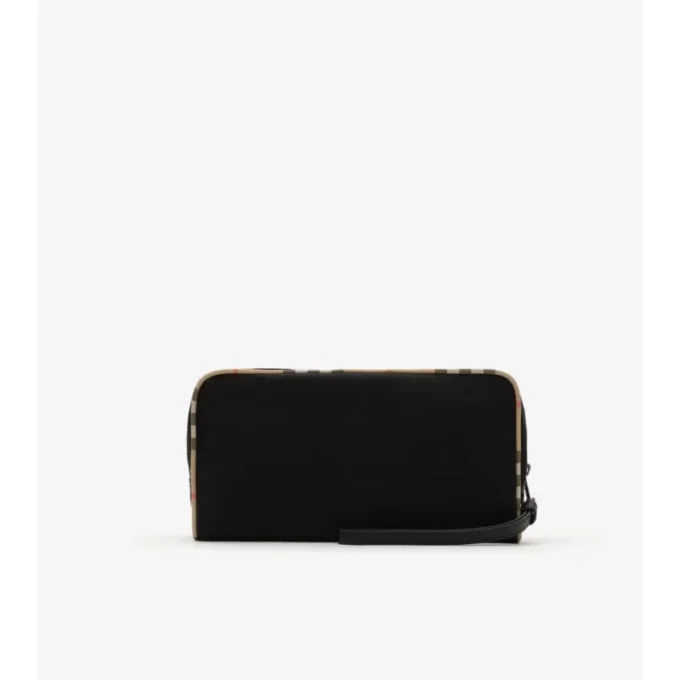 Pochette de voyage moyenne avec ribet à carreaux Pochette de voyage moyenne avec ribet à carreaux