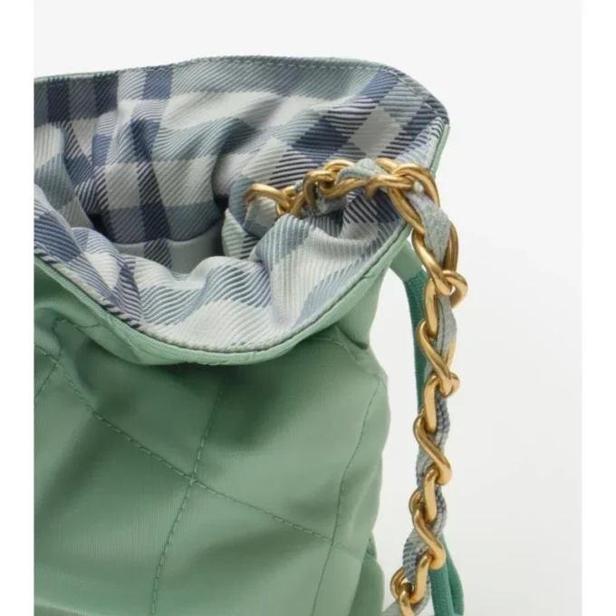 Pochette reversible avec chaîne en forme de herradure
