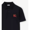 Polo de algodón EKD con bordado en punto de cruz Polo de algodón EKD con bordado en punto de cruz