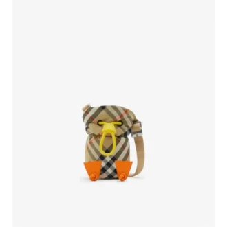 Portabotellas de nailon con estampado Duck Check