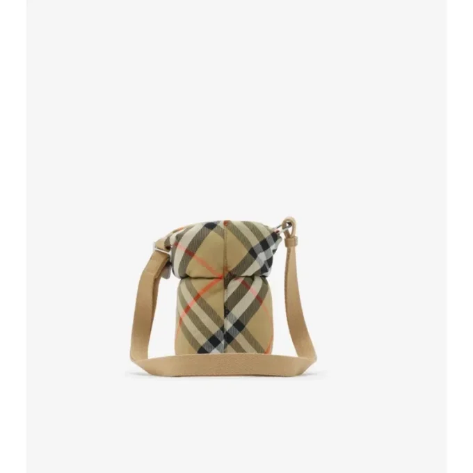 Portabotellas de nailon con estampado Duck Check