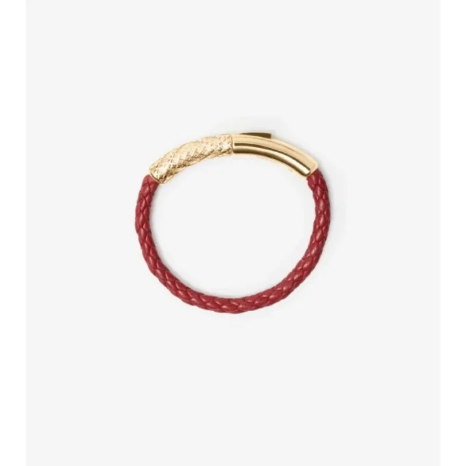 Pulsera de cuero con diseño de cuadros Pulsera de cuero con diseño de cuadros