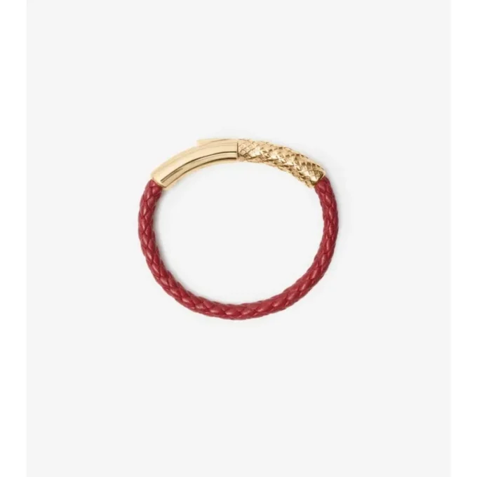 Pulsera de cuero con diseño de cuadros Pulsera de cuero con diseño de cuadros