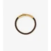 Pulsera de cuero con diseño de cuadros Pulsera de cuero con diseño de cuadros