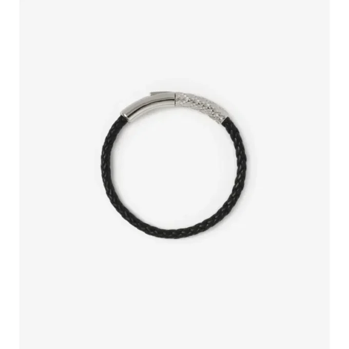 Pulsera de cuero con diseño de cuadros Pulsera de cuero con diseño de cuadros