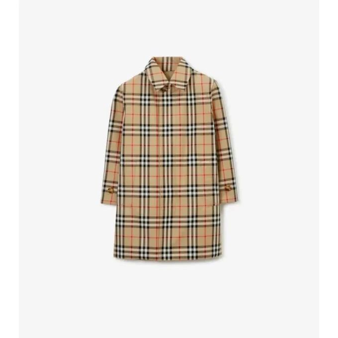 Reversible Gabardine Car Coat Reversible Gabardine Car Coat