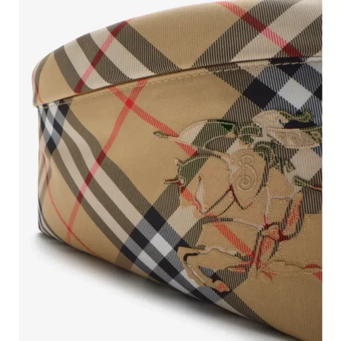 Riñonera con estampado de cuadros