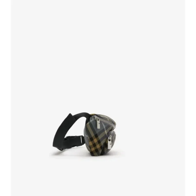 Riñonera con estampado de cuadros pequeños